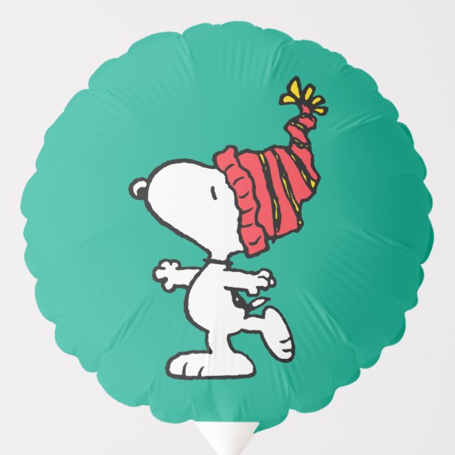 Peanuts | Snoopy Winter Beanie Cap Balloon (Front)