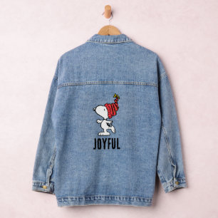 Peanuts   Snoopy Winter Beanie Cap Denim Jacket