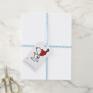 Peanuts Snoopy Winter Beanie Cap Gift Tags