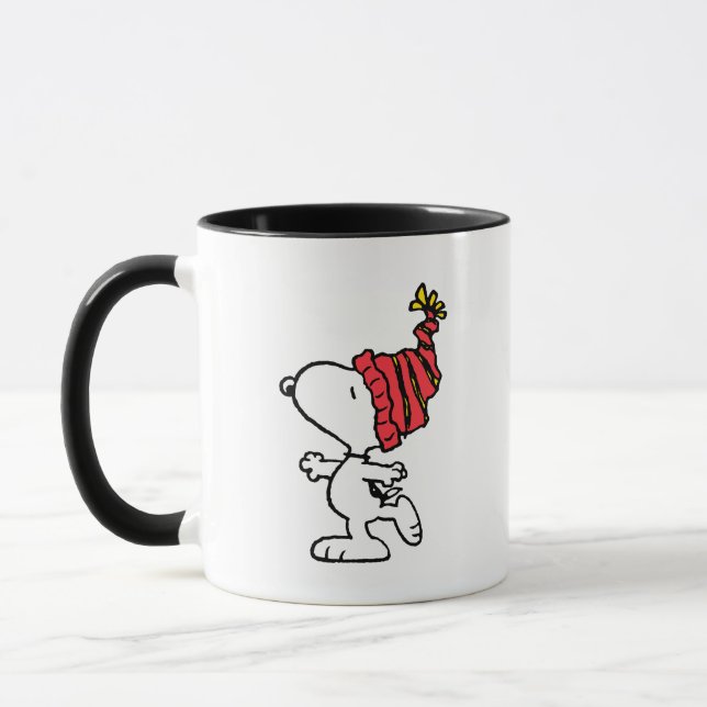 Peanuts | Snoopy Winter Beanie Cap Mug (Left)