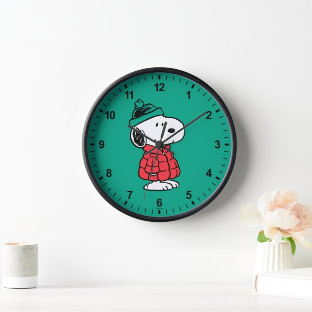 Peanuts | Snoopy Winter Coat & Hat Clock (Home)