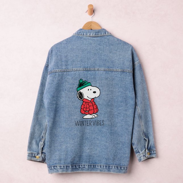 Peanuts | Snoopy Winter Coat & Hat Denim Jacket (Hangar)