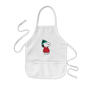 Peanuts   Snoopy Winter Coat & Hat Kids' Apron