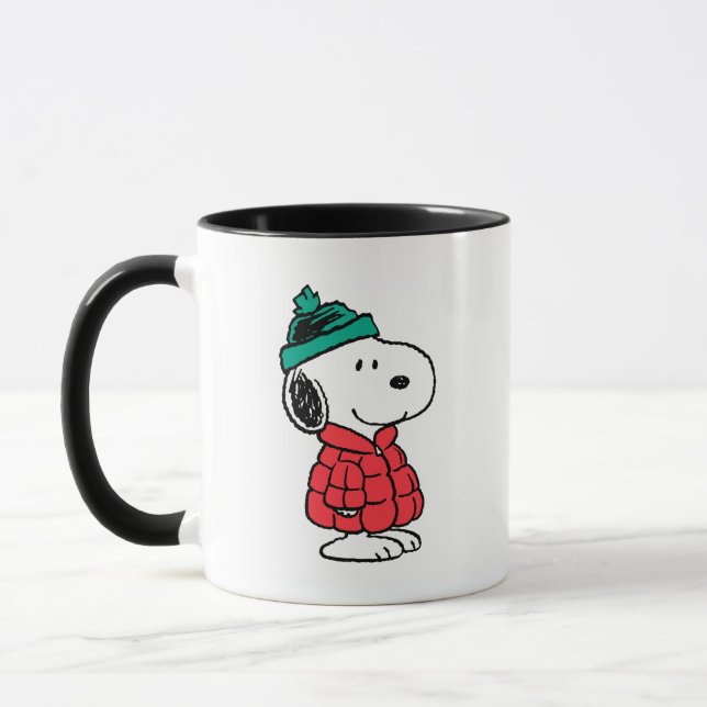 Peanuts | Snoopy Winter Coat & Hat Mug (Left)