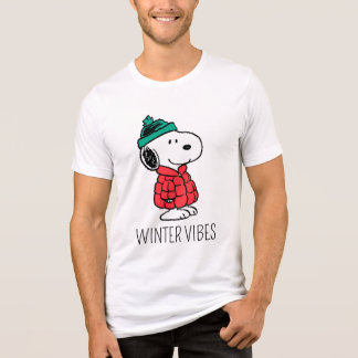 Peanuts | Snoopy Winter Coat & Hat Tri-Blend Shirt