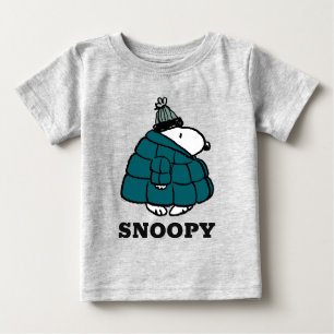Peanuts   Snoopy Winter Puffer Jacket Baby T-Shirt