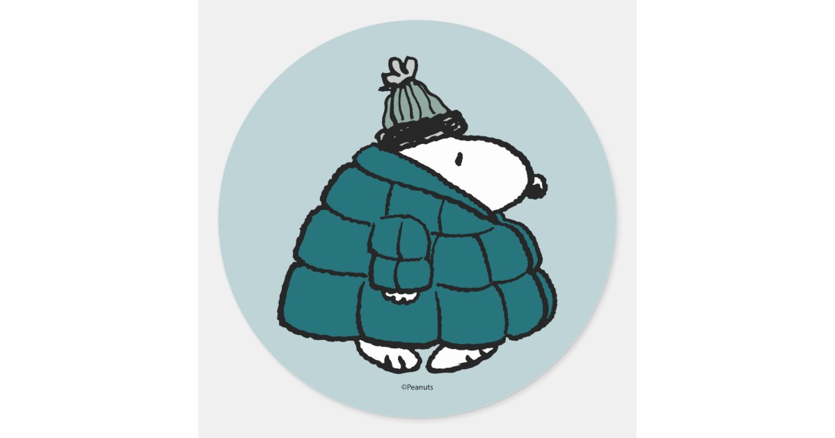 Peanuts, Snoopy Winter Puffer Jacket Patch