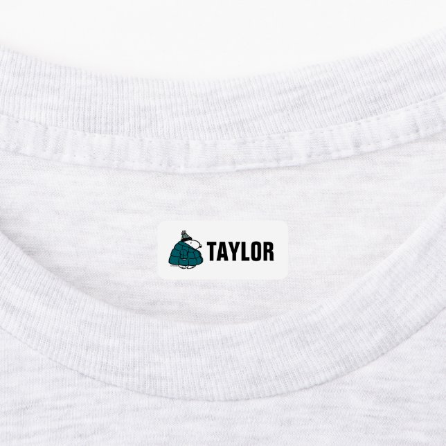 Peanuts | Snoopy Winter Puffer Jacket Kids' Labels (Affixed)