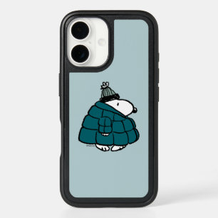 Peanuts   Snoopy Winter Puffer Jacket iPhone 16 Case