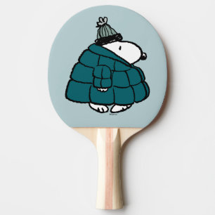 Peanuts   Snoopy Winter Puffer Jacket Ping Pong Paddle