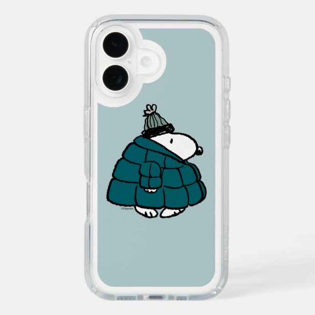 Peanuts | Snoopy Winter Puffer Jacket Speck iPhone Case (Front)