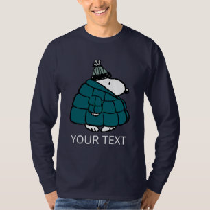 Peanuts Snoopy Winter Puffer Jacket T-Shirt