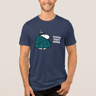 Peanuts | Snoopy Winter Puffer Jacket Tri-Blend Shirt