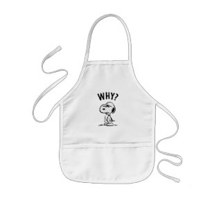 Peanuts   Snoopy Wonders Why? Kids' Apron