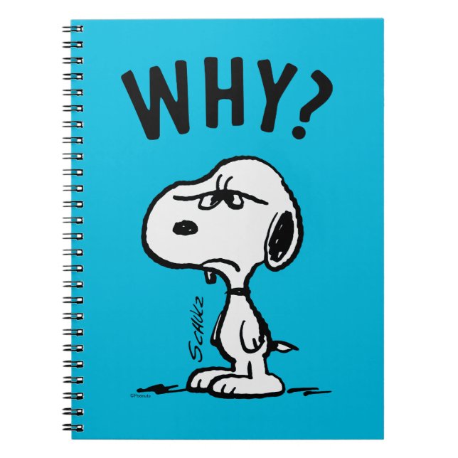 Peanuts | Snoopy Wonders Why? Notebook (Front)