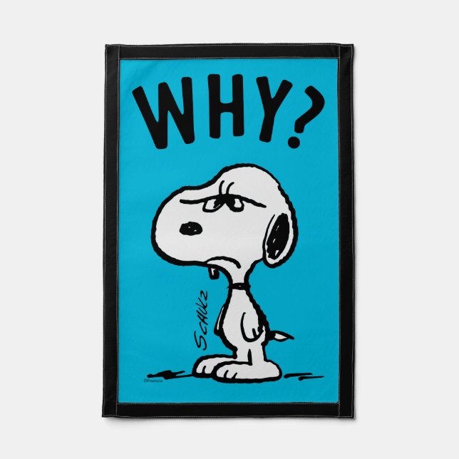 Peanuts | Snoopy Wonders Why? Pennant (Front)