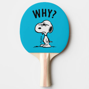 Peanuts   Snoopy Wonders Why? Ping Pong Paddle