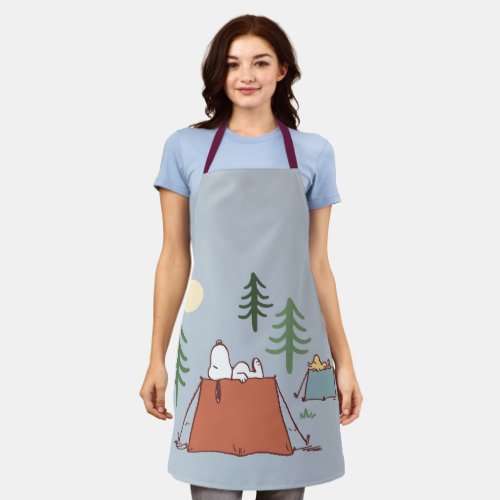 Peanuts  Snoopy  Woodstock  Add Your Name Apron