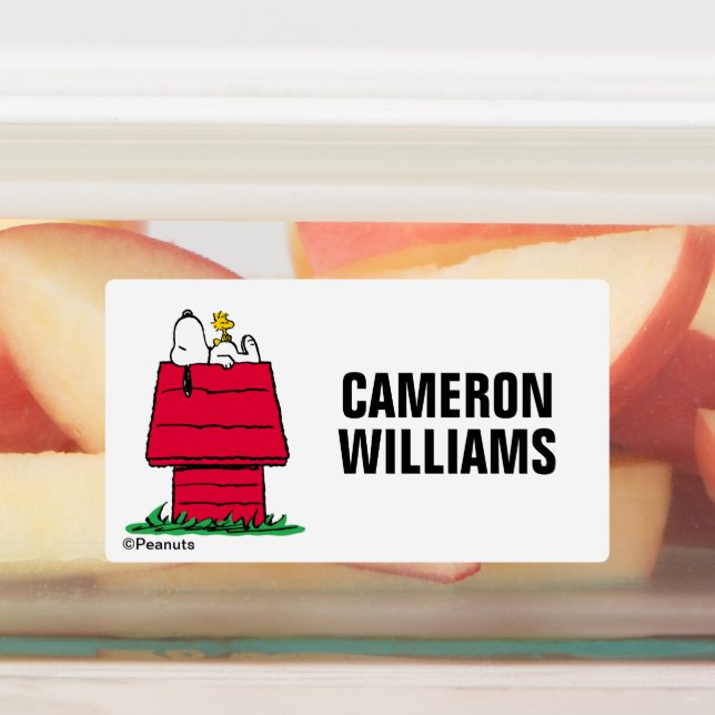 Peanuts | Snoopy & Woodstock | Add Your Name Kids' Labels (Affixed)