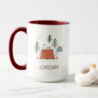 Peanuts | Snoopy & Woodstock | Add Your Name Mug