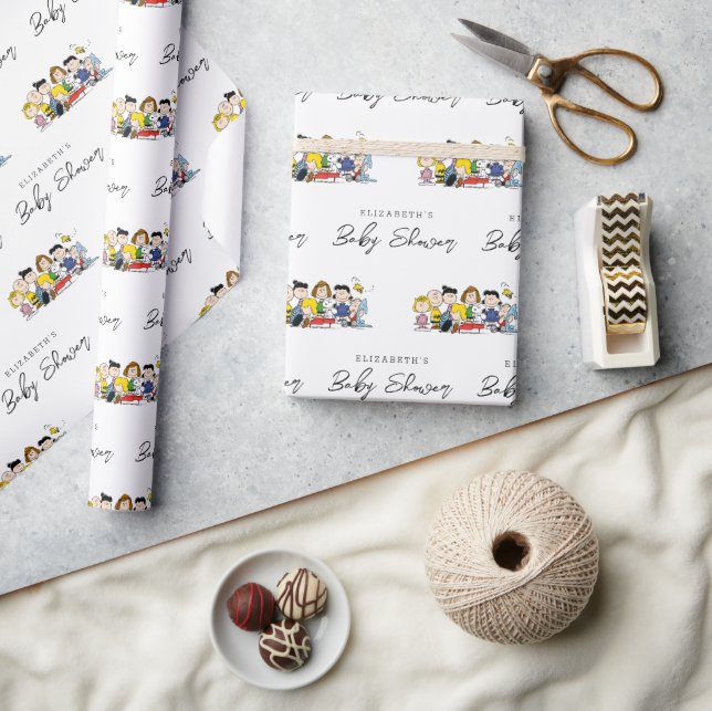 Peanuts | Snoopy & Woodstock | Add Your Name Wrapping Paper (Crafts)