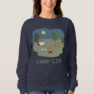 Peanuts | Snoopy & Woodstock at the Campfire Sweatshirt