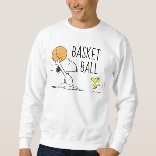 Peanuts  Snoopy  Woodstock Basketball Sweatshirt