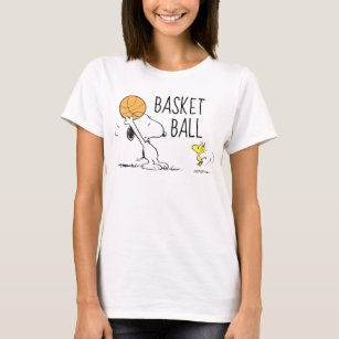 Peanuts   Snoopy & Woodstock Basketball T-Shirt