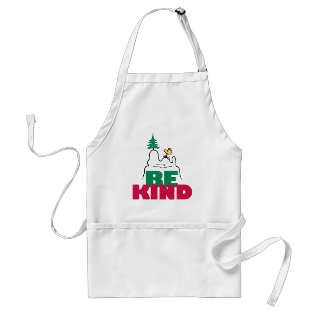 Peanuts | Snoopy & Woodstock Be Kind Adult Apron (Front)