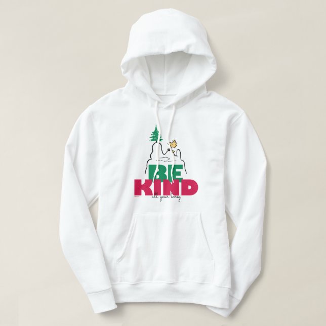 Peanuts | Snoopy & Woodstock Be Kind Hoodie (Design Front)