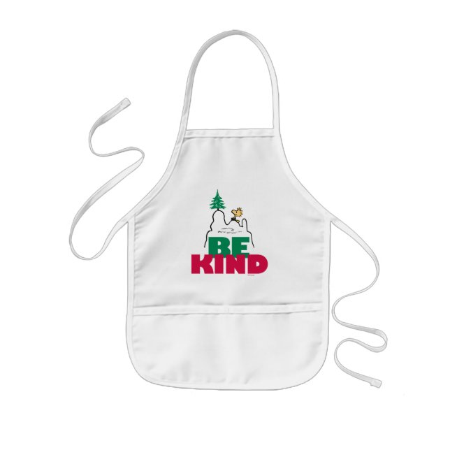 Peanuts | Snoopy & Woodstock Be Kind Kids' Apron (Front)