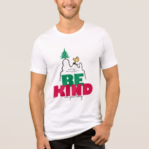 Peanuts Snoopy & Woodstock Be Kind Tri-Blend Shirt