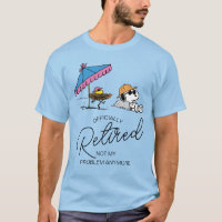 Peanuts | Snoopy & Woodstock Beach I'm Retired