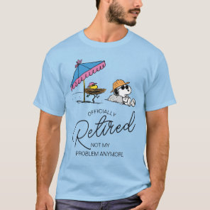 Peanuts | Snoopy & Woodstock Beach I'm Retired T-Shirt
