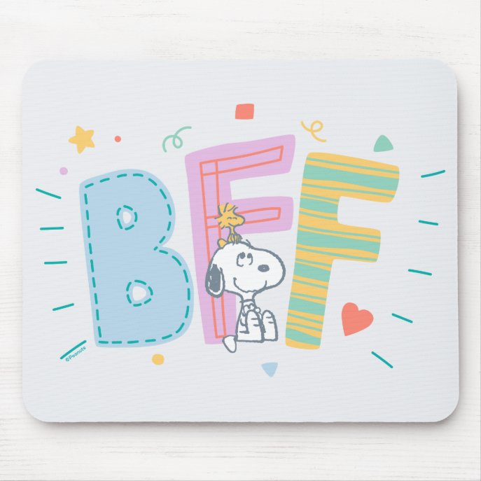 Peanuts | Snoopy &amp; Woodstock Best Friends Forever Mouse Pad