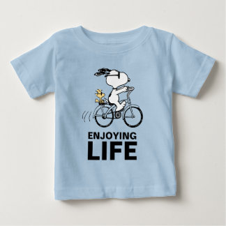 Peanuts | Snoopy & Woodstock Bicycle Baby T-Shirt