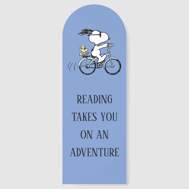 Peanuts | Snoopy & Woodstock Bicycle Bookmarks (Front)