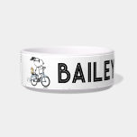 Peanuts | Snoopy & Woodstock Bicycle Bowl<br><div class="desc">Check out this awesome Peanuts design featuring Snoopy and Woodstock.</div>