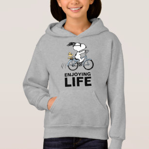 Peanuts   Snoopy & Woodstock Bicycle Hoodie