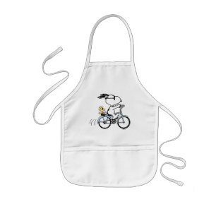 Peanuts Snoopy & Woodstock Bicycle Kids' Apron