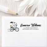 Peanuts | Snoopy &amp; Woodstock Bicycle Label
