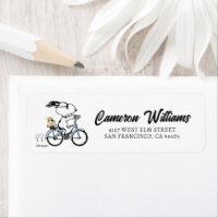 Peanuts | Snoopy & Woodstock Bicycle Label