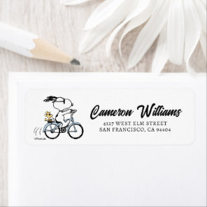 Peanuts | Snoopy & Woodstock Bicycle Label