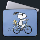 Peanuts | Snoopy & Woodstock Bicycle Laptop Sleeve<br><div class="desc">Check out this awesome Peanuts design featuring Snoopy and Woodstock.</div>
