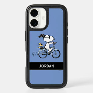 Peanuts   Snoopy & Woodstock Bicycle iPhone 16 Case