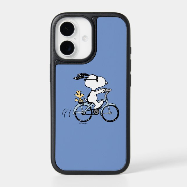 Peanuts | Snoopy & Woodstock Bicycle Otterbox iPhone Case (Back)
