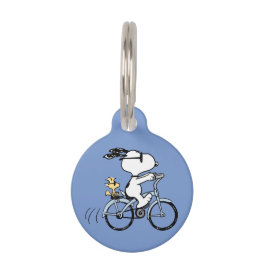 Peanuts Snoopy & Woodstock Bicycle Pet ID Tag