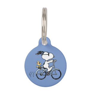 Peanuts   Snoopy & Woodstock Bicycle Pet ID Tag