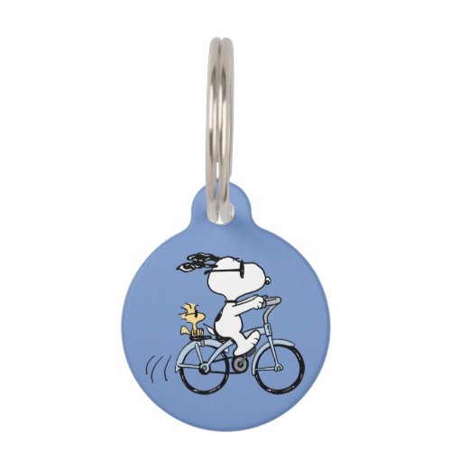 Peanuts  Snoopy  Woodstock Bicycle Pet ID Tag