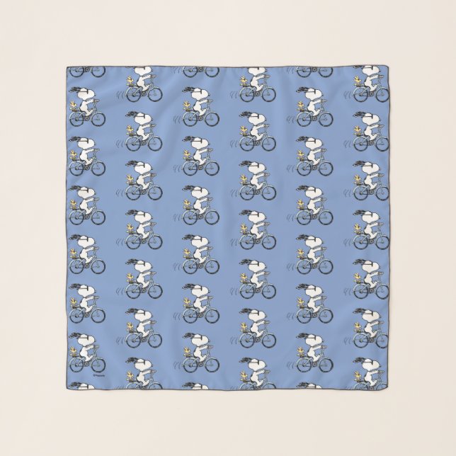 Peanuts | Snoopy & Woodstock Bicycle Scarf (Front)